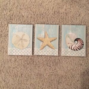 Set of 3 wall decor
